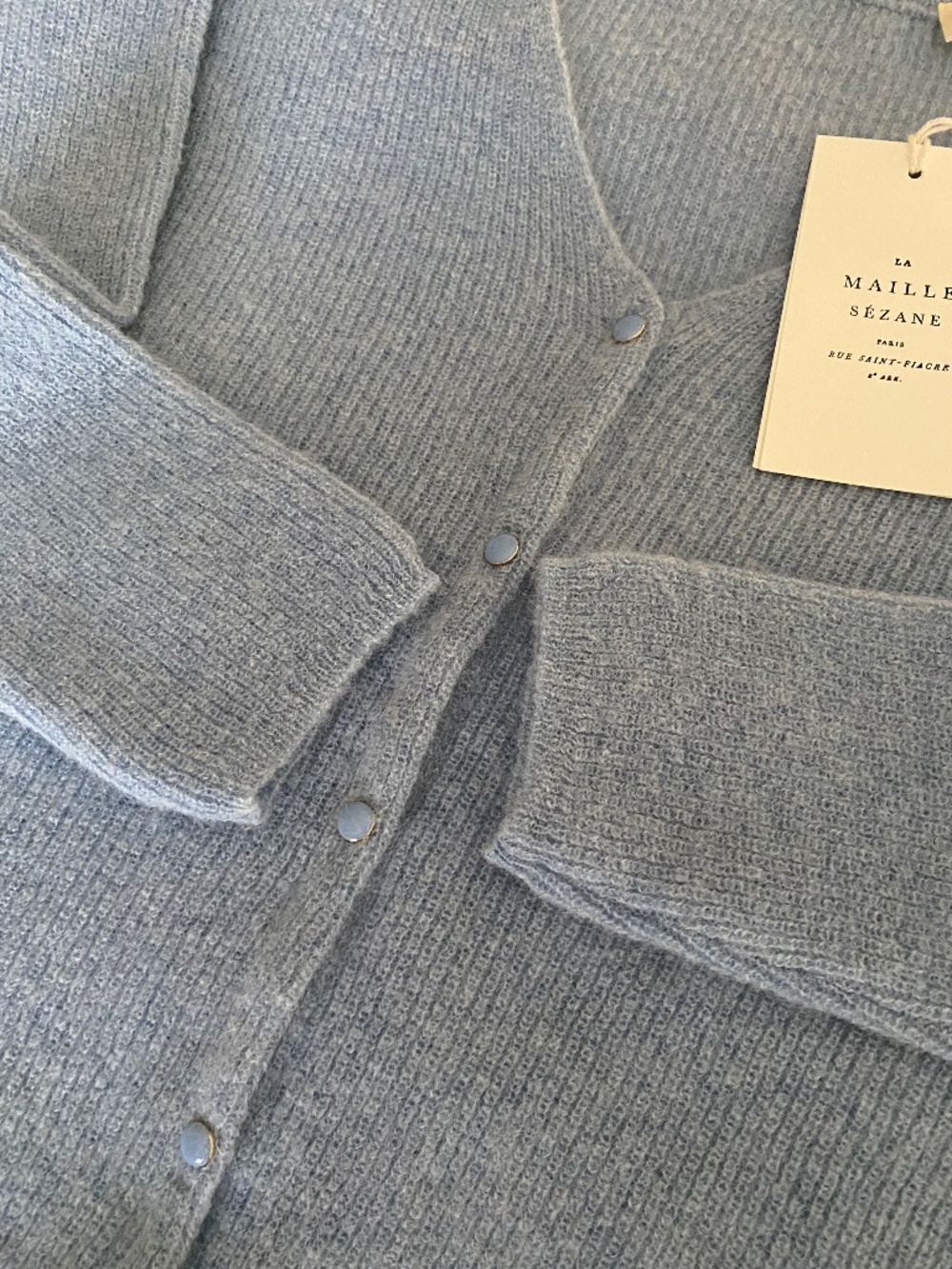 Sezane Barry 'Cloud Blue' NWT - Picture 6 of 13